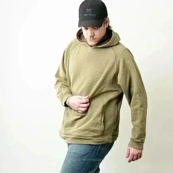 Y2K 2006 Columbia Hoodie Olive Green - Picture 3 of 7